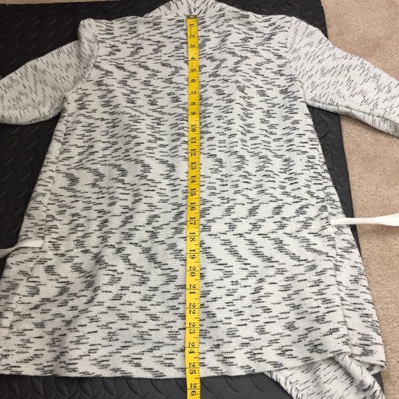 Waterfall Cardigan Sweater Back Ties Lucky Brand S - Picture 7 of 8